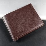 Weiyinxing Men's Wallet Genuine Leather Men Wallets Premium Product Real Cowhide Wallets for Man Short Black Walet Portefeuille Homme