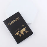 Weiyinxing Lover Couple Passport Cover Hot Stamping Simple Plane Women Men Travel Wedding Passport Covers Holder Fashion Wedding Gift