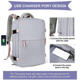 Weiyinxing Travel Backpack Functional Woman Lightweight Airplane Backpacks For Women Waterproof Multifunctional Bag With Shoes Pocket