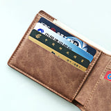 Weiyinxing Selling Leather Wallet Top Men Coin Bag Minimalist Thin Purse Card Pack Purse Business Short Wallet for Men 2024 New Fashion