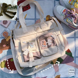 Weiyinxing Canvas Women Handbags Shoulder Bags Nylon Ladies Tote Messenger Bag Oxford Handbag Cross body Bags for Girls Satchels