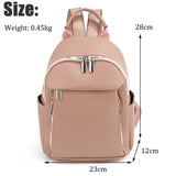 weiyinxing Women's Backpack 2023 New Women's Luxury Designer Solid Color Single Shoulder Bag Soft Leather Large Capacity Student Travel Bag