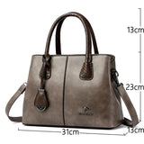 Weiyinxing Handbags 3 layers Shoulder Bag Crossbody Bags for Women High capacity Tote High Quality Soft Leather bags Sac a main