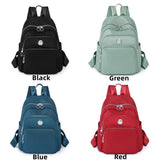 Weiyinxing Women Nylon Backpacks Fashion Ladies Casual Travel Rucksack Multifunction Shoulder Bag Teenager Girls Travel Schoolbag