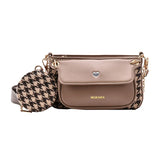 Weiyinxing Crossbody Bag Set For Women 2024 Luxury Designer Handbag And Purses Houndstooth Chain Shoulder Messenger Bags Bolso Mujer