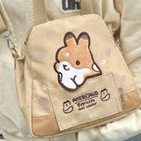 Weiyinxing Cute Cartoon Rabbit Large Capacity Canvas Bag Women's Bag Tote Bag Crossbody Bag Messenger Bag Wallet Mini Bag