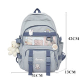 weiyinxing Fashion Lovers Rucksack Women Backpack Kawaii Bookbag for Teenage Schoolbag Laptop Mochila Female Travel Shoulder Bag