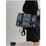 Weiyinxing Women's 2024 New Fashion Student One Shoulder Crossbody Large Capacity College Style Retro Spicy Girl Y2k Backpack