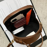 Weiyinxing color Crossbody Bag For Women Round Small Handbag Women Fashion Designer Bags PU Leather Shoulder Bag Female Zipper Purses