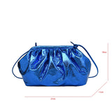 Weiyinxing Colors Fashion Hobo Bag Luxury Designer Handbag Pleated Cloud Bag Brand Clutches Clip Purse Lady Chain Crossbody Shoulder Bags