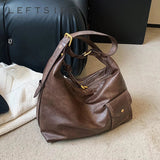 Weiyinxing Fashion PU Leather Shoulder Bag for Women 2024 Winter Fashion Female Simple Underarm Bags Lady Handbags and Purses