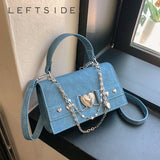 Weiyinxing Mini PU Leather Underarm Bag Chain Handbags for Women 2024 Y2K Korean Fashion Luxury Designer Crossbody Bags