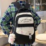Weiyinxing Women Cute Purple Waterproof School Bag Lady Nylon College Backpack Female Travel Bag Girl Book Harajuku Laptop Backpack Fashion