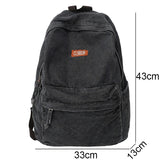 Weiyinxing Canvas Travel Denim Book Bag Ladies Kawaii Backpack Women Leisure School Bag Girl Vintage Laptop College Backpack Fashion