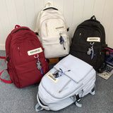 Weiyinxing 2023 Women Backpack Female Waterproof Nylon Travel Bag Large Capacity Kawaii Schoolbag For Teenage Girl Boy Student Bookbag