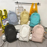Weiyinxing Waterproof Nylon Women Bags School Backpack for Teenagers Girls Travel Backbag Mochilas Female Small Bookbag Kawaii Bag