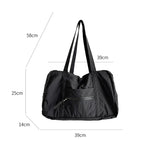 Weiyinxing Wearresistant Shoulder Bag High Quality Leisure Simple Short Distance Travel Bag Large Capacity Commuting Tote Bag