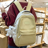 Weiyinxing Women Green Laptop Waterproof School Bag Female Fashion Lady High Capacity College Backpack Cute Girl Travel Book Bag New