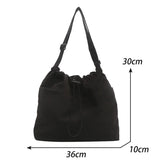 Weiyinxing Big Bag Women 2024 New Fashion Cloth Bag Shoulder Bag Large Capacity Tote Bags Class Commuter Messenger Bags for Girls