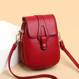 Weiyinxing Fashion Small Shoulder Bags For Women Retro PU Leather Crossbody Phone Purse Messenger Bag Handbag Pouch