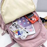 Weiyinxing Women Backpack Waterproof School Bag For Teenager Girl Student Bookbag Laptop Rucksack Cute Unisex Travel Bagpack Mochila