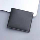 Weiyinxing Short Pu Leather Wallet For Men Luxury Coin Wallet Vintage Business Mini Man Card Holders Multifunctional Male Small Purse