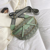 Weiyinxing Style Waist Bag Embroidery Handbag Purse Pu Leather Fanny Pack For Women Boho Beach Crossbody Chest Bag Banana Belt Bags