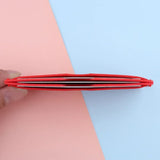 Weiyinxing Slots Ultra-thin ID Credit Card Holder Card Wallet PU Leather Driver's License Cover Bank Card Case Student Meal Wallet