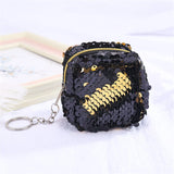 Weiyinxing Cute Coin Bag Change Color Sequins Mini Wallet Women Fashion Bling Purse Sequin Bag Key Chain Pouch Small Gifts