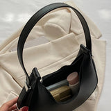 Weiyinxing Luxury Design PU Leather Hobo Shoulder Bag Women Small Clutch Handbag Purse Female Underarm Bag Travel Totes