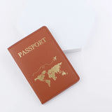 Weiyinxing Lover Couple Passport Cover Hot Stamping Simple Plane Women Men Travel Wedding Passport Covers Holder Fashion Wedding Gift