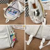 Weiyinxing Woman Backpack Schoolbag for Teenage Girls Boys Female Large Capacity Rucksack High Quality School Bag Mochila Student Sac