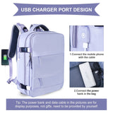 Weiyinxing Women Travel Backpack Airplane Large Capacity Multi-Function Luggage Lightweight Waterproof Women's Casual Bag Notebook Bagpacks