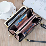 Weiyinxing Women's Handbags Pu Leather Bag For Woman 2024 Female Clutch Phone Bags Women Business Card Holder Wallet Shoulder Bag