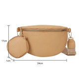 Weiyinxing Women's Waist Bag Single Shoulder Bag Fashion Chest Bag Girl's Waist Bag Outdoor Sports Backpack Belt Bag with Small Purse