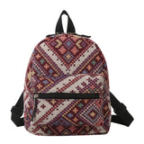 Weiyinxing Border Ethnic Style Backpack Retro Simple Leisure Backpack Large Capacity Commuter Travel Women's Crossbody Bbackpack