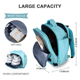 Weiyinxing Women's Travel Backpack Large Capacity Airplane Multi-Function Luggage Lightweight Waterproof Notebook Bagpacks Women Sports Bag