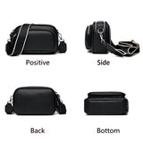 Weiyinxing Shoulder Bag High Quality Luxury Handbags 2 layer zipper Crossbody bag For Women bag Female Messenger Bag Sac a main