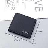 Weiyinxing Men Wallet PU Leather Black/white Credit Card Holder Wallet Case Male Short Purse 2024 Money Bag for Men Coin Purse