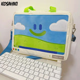 Weiyinxing Casual Fashion Kawaii Underarm Bag College Students All Match Y2k Shoulder Bags New Contrast Color Women Laptop Handbags