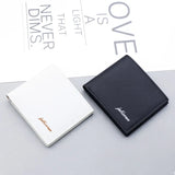 Weiyinxing Men Wallet PU Leather Black/white Credit Card Holder Wallet Case Male Short Purse 2024 Money Bag for Men Coin Purse