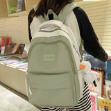 Weiyinxing Trendy Purple Waterproof High Capacity Female Travel Book Bag Girl Laptop College Backpack Fashion Women Leisure School Bag