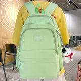 Weiyinxing Women Red Lady Waterproof Cute Laptop New Book Bag Girl Kawaii Nylon School Backpack Fashion Female Travel College Backpack Cool