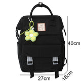 Weiyinxing Female Yellow Laptop College Backpack Fashion Lady Kawaii Book Bag Cool Women Nylon Student Backpack Girl Cute School Bag