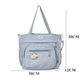 weiyinxing Fashion Women Backpack Cute Waterproof Nylon Rucksack Set Bag for Teens Schoolbag Girls Kawaii Bookbag Laptop Mochila