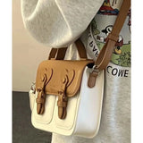 Weiyinxing Japanese Cute Shoulder Bag Retro Small Square Bag Women's 2024 New College Style Bag Versatile Crossbody Bag