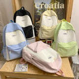 Weiyinxing Quality Solid Color Women Backpack Cool Men Travel Bookbag Large Capacity School Bag Teenagers Cute Mochila