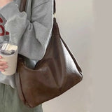 Weiyinxing Retro Shoulder Bag Women 2024 New Trendy South Korean Tote Bag All-Match Large Capacity Shoulder Bag Handbag for Women