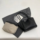 Weiyinxing Fashion Retro Big Leather Tote Bags for Women 2024 Tend Female Large Capacity Shoulder Bag Solid Color Handbags