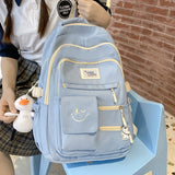 Weiyinxing Women Nylon Laptop Cute Men Waterproof Travel School Bag Ladies Student Girl Boy Book Bag Male Female College Backpack Trendy
